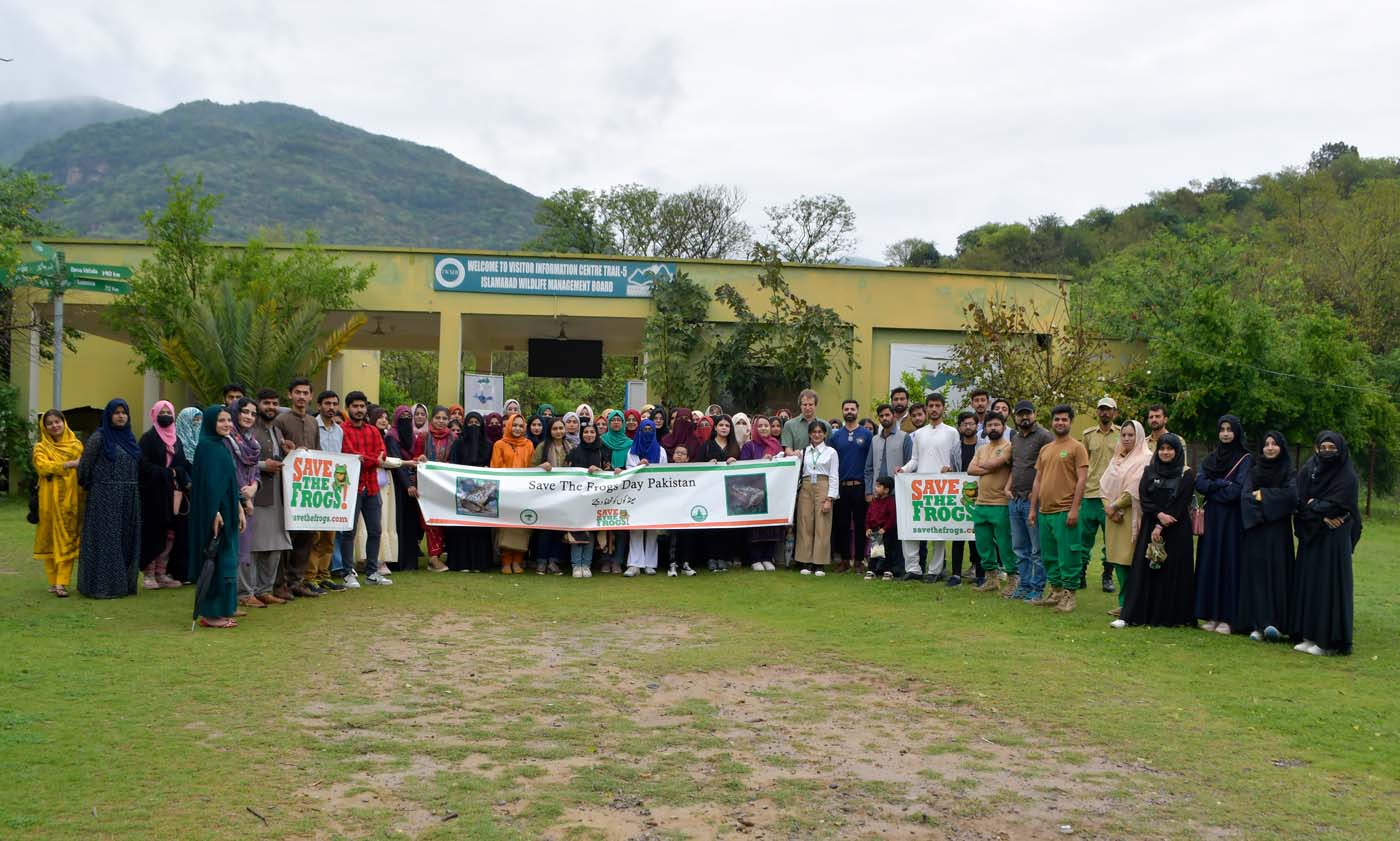 Pakistan Save The Frogs Day 2024 Punjab PMAS Arid University Ahmed Junaid Collection Seminar Day